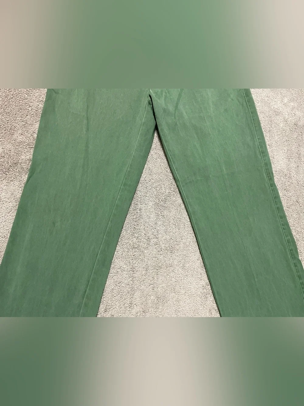 Peter Millar Chino Pants Men’s 36x32 Green Pima Cotton Flat Front Casual Golf